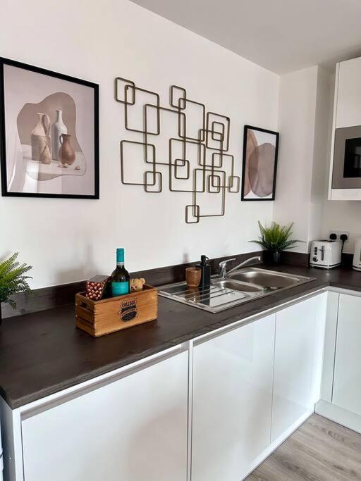 Central Derby Urban 2 Bedroom Flat - An Oasis Of Elegance! Free Parking And Wifi Suitable For Families And Professionals المظهر الخارجي الصورة